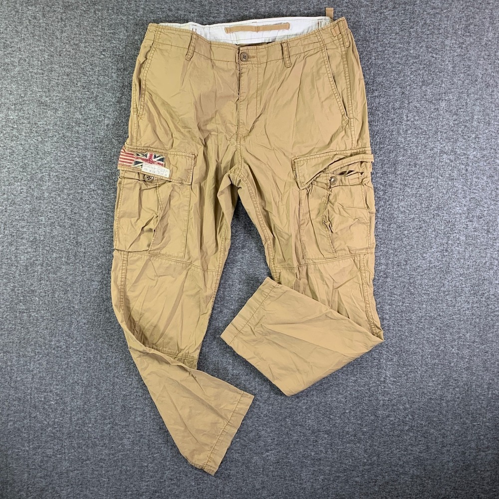 Denim Supply Ralph Lauren Paratrooper Pant Men 36x29 US/UK Flag Military Utility